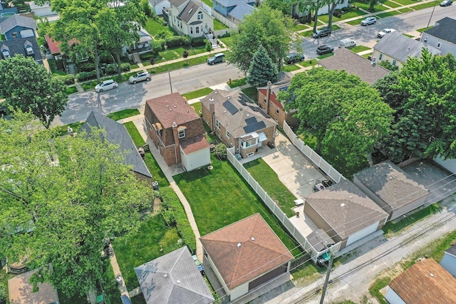 9316 S Utica Ave, Evergreen Park, IL 60805 - aerial overview of property's location with nearby suburban area