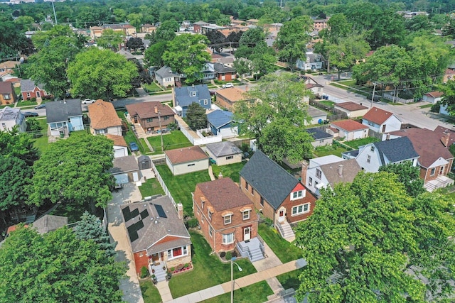 9316 S Utica Ave, Evergreen Park, IL 60805 - aerial view of property and surrounding area with nearby suburban area