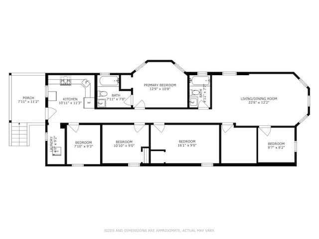 4338 W Adams St, Chicago, IL 60624 - floor plan / room layout