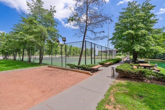9715 Woods Dr Unit 700, Skokie, IL 60077 - view of home's community featuring a tennis court