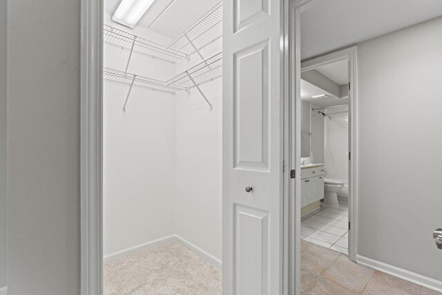 730 Creekside Dr Unit 104, Mount Prospect, IL 60056 - spacious closet with light tile patterned flooring