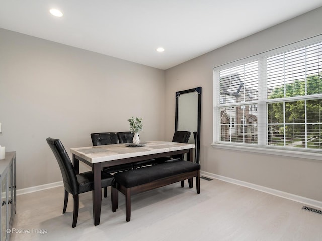 1058 Bartholdi Ct, Carol Stream, IL 60188 - dining space with plenty of natural light, recessed lighting, and light wood-type flooring