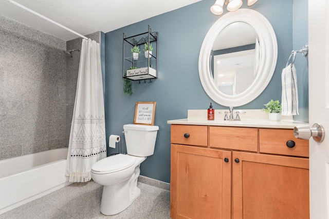 1237 Fox River Dr, Algonquin, IL 60102 - bathroom featuring vanity and shower / bathtub combination with curtain