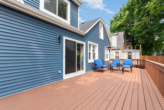1237 Fox River Dr, Algonquin, IL 60102 - deck with an outdoor hangout area
