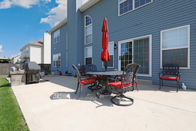 12820 Tipperary Ln, Plainfield, IL 60585 - view of patio with grilling area and outdoor dining space