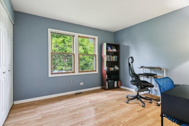 3760 N Alder Dr, Hoffman Estates, IL 60192 - office with wood finished floors and baseboards