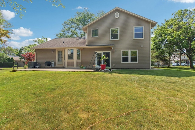3760 N Alder Dr, Hoffman Estates, IL 60192 - rear view of house with a patio