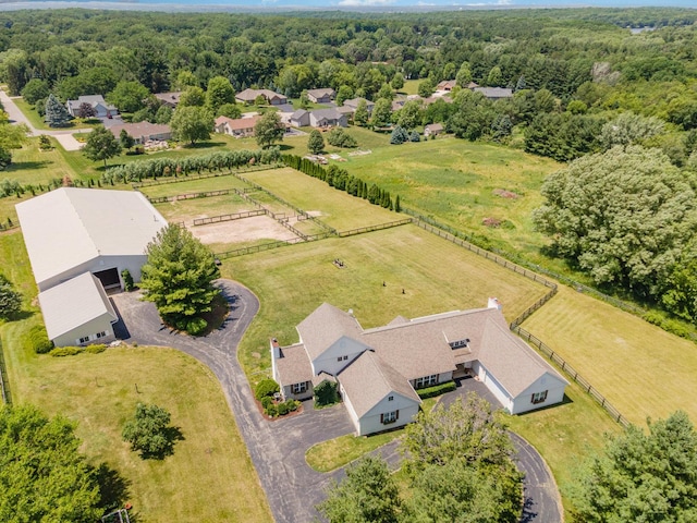5284 Harvey Rd, Caledonia, IL 61011 - drone / aerial view of a heavily wooded area