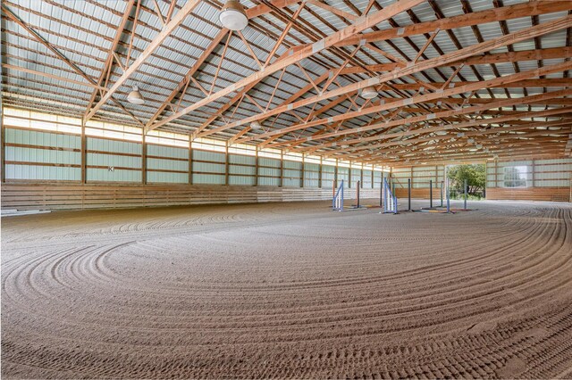 5284 Harvey Rd, Caledonia, IL 61011 - view of horse riding arena