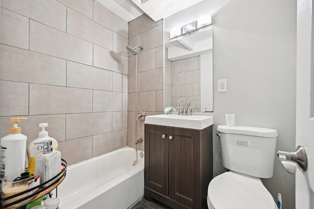 2142 W Rosemont Ave Unit 1A, Chicago, IL 60659 - full bathroom featuring bathing tub / shower combination and vanity