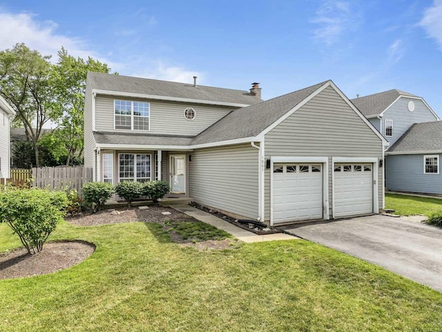 1861 Grosse Pointe Cir, Hanover Park, IL 60133 - traditional-style house with a garage, driveway, and roof with shingles