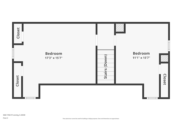 3666 176th Pl, Lansing, IL 60438 - view of home floor plan