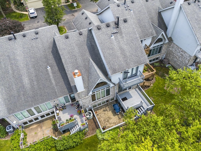 7008 Plymouth Ct Unit 7008, Tinley Park, IL 60477 - aerial view of property and surrounding area