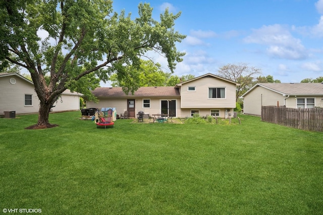 525 Andrew Ln, Lake Zurich, IL 60047 - back of property with central AC