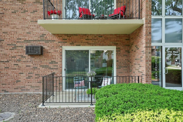 4113 W 97th Pl Unit 104, Oak Lawn, IL 60453 - view of exterior entry with brick siding