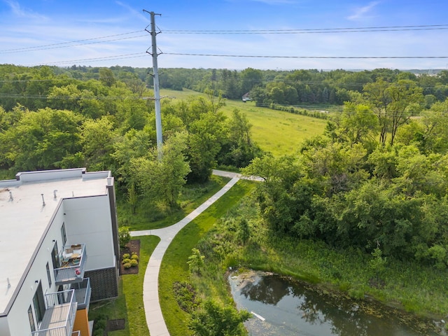29W711 Cambridge St, Warrenville, IL 60555 - aerial view of a heavily wooded area
