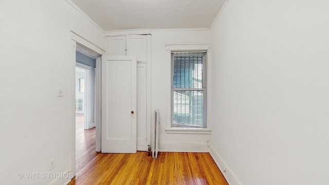 1646 E 54th St Unit 2, Chicago, IL 60615 - empty room featuring plenty of natural light, light wood-style floors, and crown molding