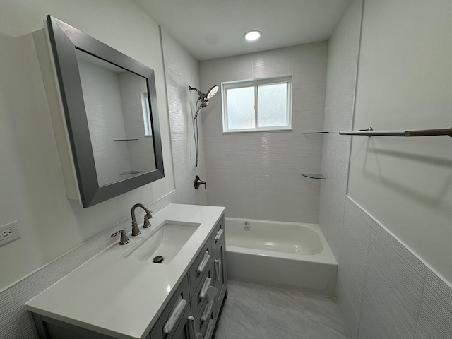 8117 S Keating Ave, Chicago, IL 60652 - full bath featuring vanity and shower / bath combination