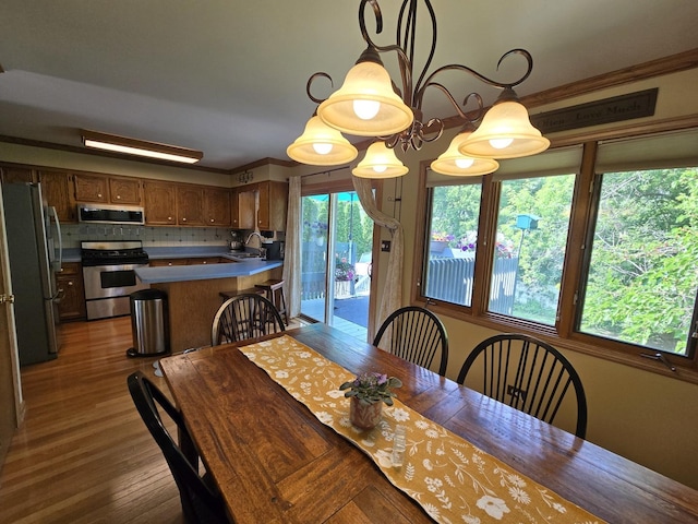 4910 143rd Pl, Midlothian, IL 60445 - dining area featuring wood finished floors