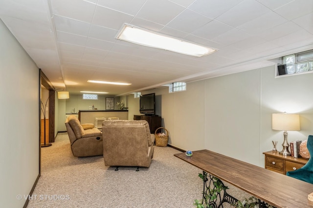 7807 Pershing Blvd, Kenosha, WI 53142 - living area with carpet floors and plenty of natural light