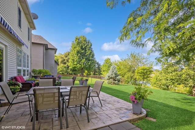 13008 Rockfish Ln, Plainfield, IL 60585 - view of patio / terrace featuring outdoor dining area