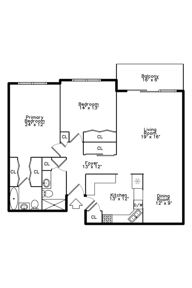 7200 N Ridge Blvd Unit 2K, Chicago, IL 60645 - view of property floor plan