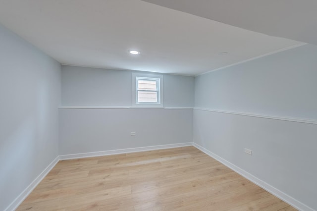 1132 Thomas Ave, Forest Park, IL 60130 - empty room featuring light wood finished floors and recessed lighting