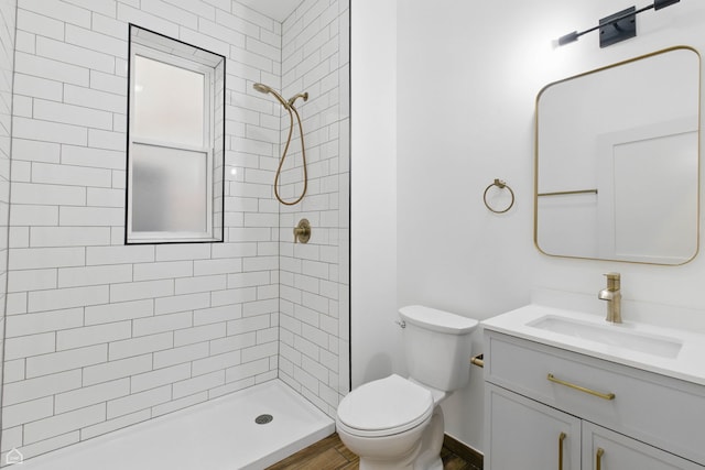 1928 W 21st St, Chicago, IL 60608 - full bathroom with a tile shower and vanity