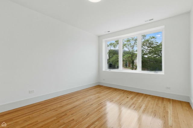 1928 W 21st St, Chicago, IL 60608 - empty room with baseboards and light wood finished floors