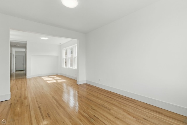 1928 W 21st St, Chicago, IL 60608 - empty room with baseboards and light wood-style flooring