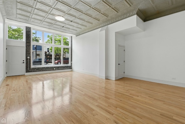 1928 W 21st St, Chicago, IL 60608 - spare room featuring an ornate ceiling and wood finished floors