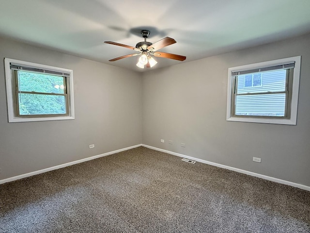 14334 Ridgeway Ave, Midlothian, IL 60445 - unfurnished room with carpet flooring and ceiling fan