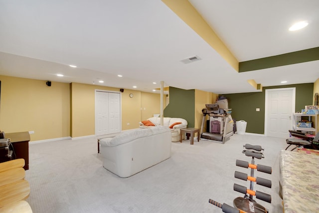 4227 N Walnut Ave, Arlington Heights, IL 60004 - carpeted living room with recessed lighting