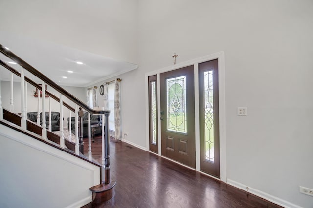4227 N Walnut Ave, Arlington Heights, IL 60004 - foyer with wood finished floors and stairway