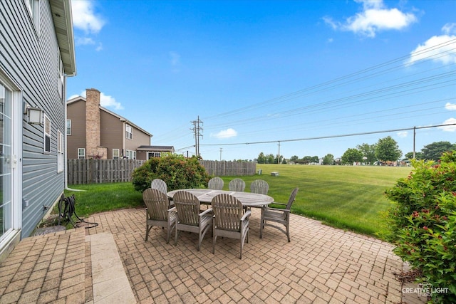 431 Blue Ridge Ct, Oswego, IL 60543 - view of patio with outdoor dining area
