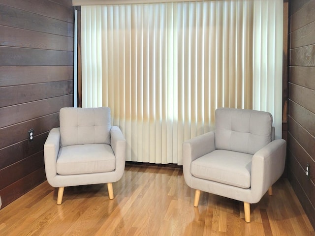 4930 S Luna Ave, Chicago, IL 60638 - living area featuring wood finished floors and wooden walls