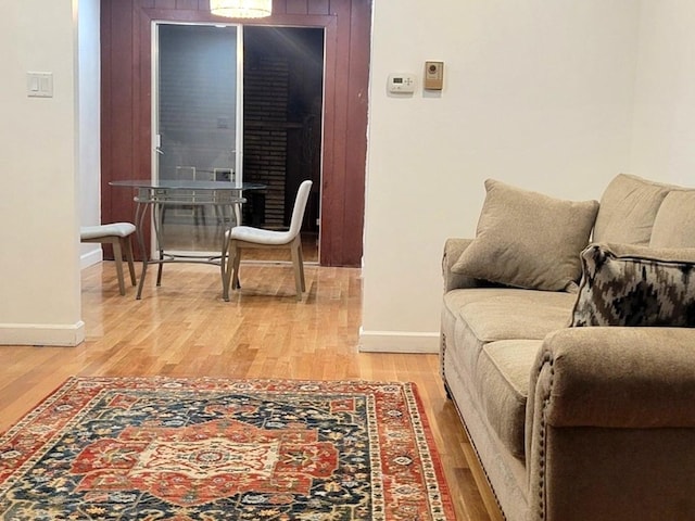 4930 S Luna Ave, Chicago, IL 60638 - living area with baseboards and light wood finished floors