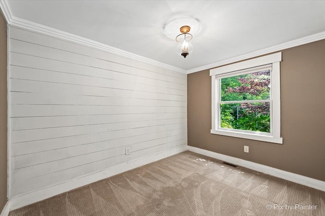 5502 Thelen Ave, Mchenry, IL 60050 - empty room with carpet floors and crown molding