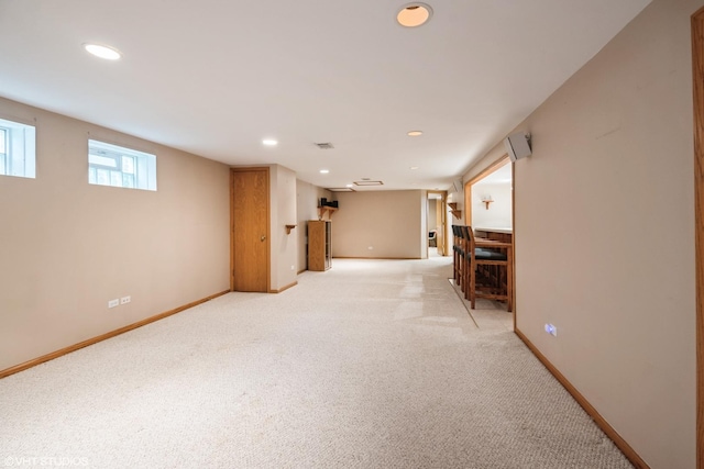 10901 W 131st St, Orland Park, IL 60467 - unfurnished living room with light colored carpet and recessed lighting
