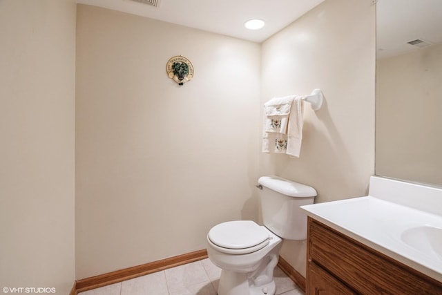 10901 W 131st St, Orland Park, IL 60467 - bathroom with vanity and tile patterned floors