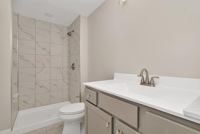 20111 N Woodland Cir, Mokena, IL 60448 - bathroom with vanity, marble finish flooring, and a shower stall