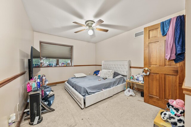645 Saint Christopher Ct, Aurora, IL 60506 - bedroom with carpet floors and ceiling fan