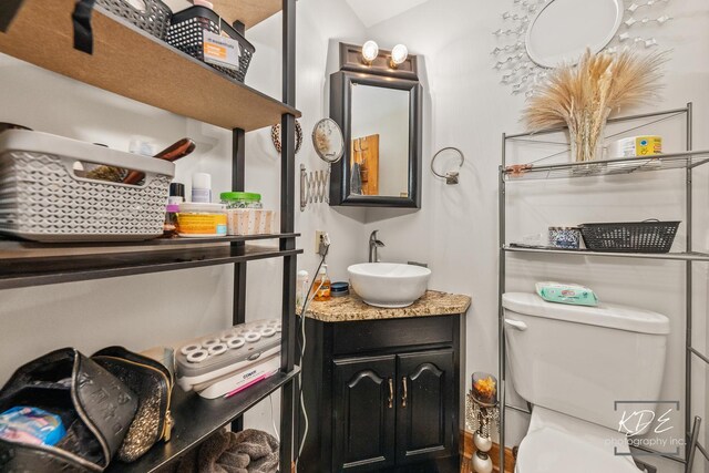 645 Saint Christopher Ct, Aurora, IL 60506 - bathroom with vanity and toilet