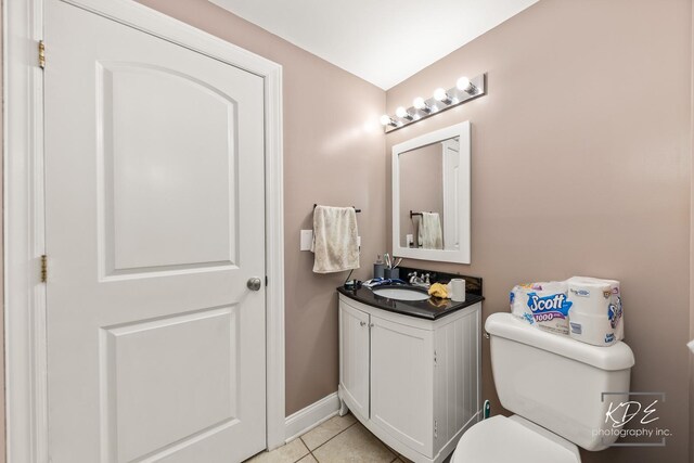 645 Saint Christopher Ct, Aurora, IL 60506 - bathroom featuring vanity and tile patterned floors
