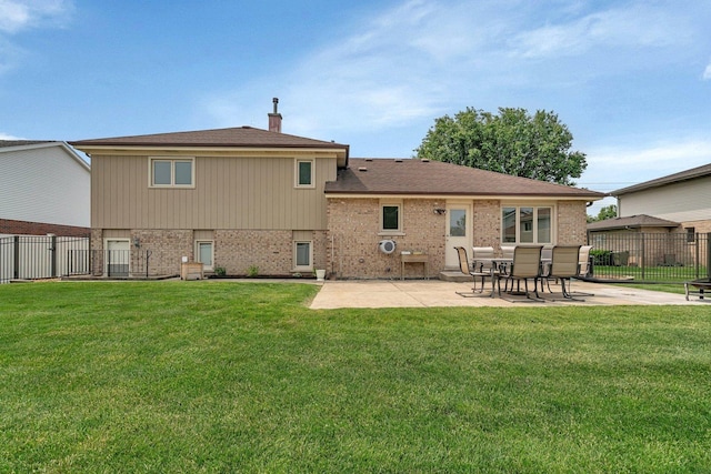 8932 Pebble Beach Ln, Orland Park, IL 60462 - rear view of house with brick siding and a patio