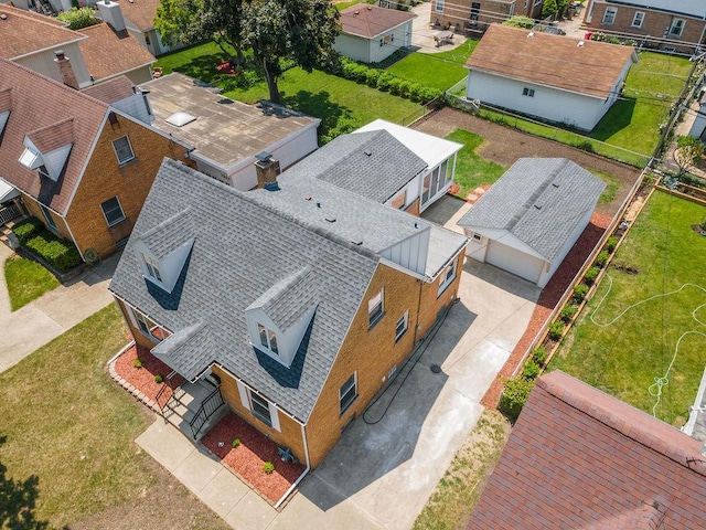 7810 N Neva Ave, Niles, IL 60714 - aerial perspective of suburban area