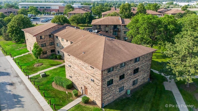 134 Klein Creek Ct Unit 4D, Carol Stream, IL 60188 - view from above of property