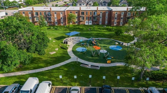134 Klein Creek Ct Unit 4D, Carol Stream, IL 60188 - aerial view of property and surrounding area
