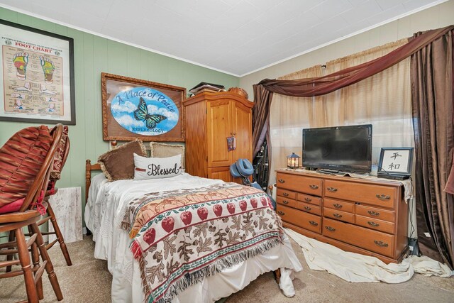 5203 W Court St, Monee, IL 60449 - carpeted bedroom featuring crown molding