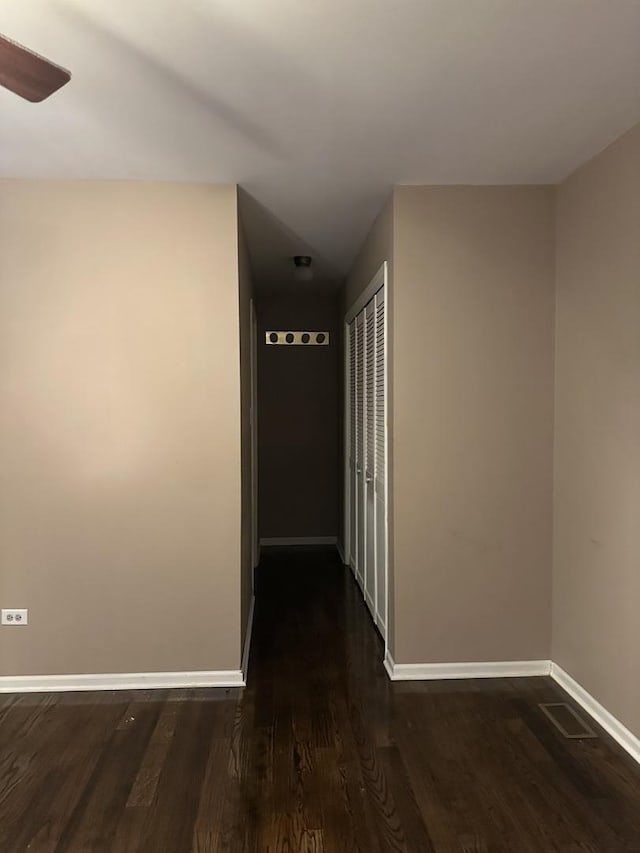 19205 Ada St, Lansing, IL 60438 - hallway featuring baseboards and dark wood finished floors